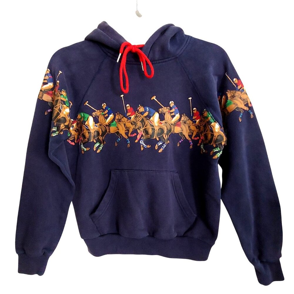 Polo Ralph Lauren Equestrian Heritage Preppy  English Countryside Hoodie Youth S